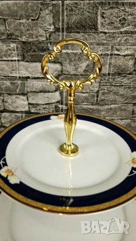 Двуетажни порцеланови етажерки, снимка 3 - Декорация за дома - 52091253