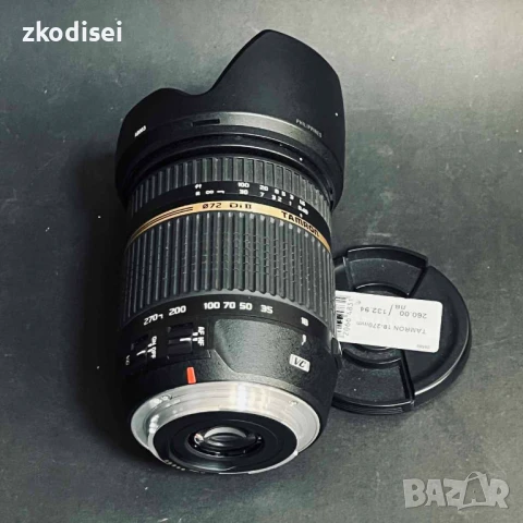 Обектив TAMRON 18-270mm, снимка 3 - Обективи и филтри - 51363204