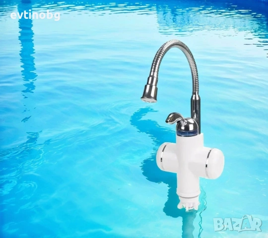 Смесител с проточен бойлер 3200W. 3а плот + Гъвкав чучур, снимка 2 - Други стоки за дома - 54143681