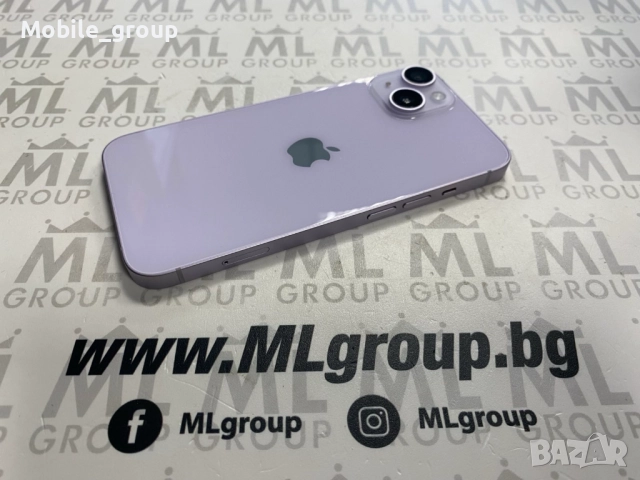 #MLgroup предлага iPhone 14 128GB Purple 86%, втора употреба, снимка 3 - Apple iPhone - 52526991