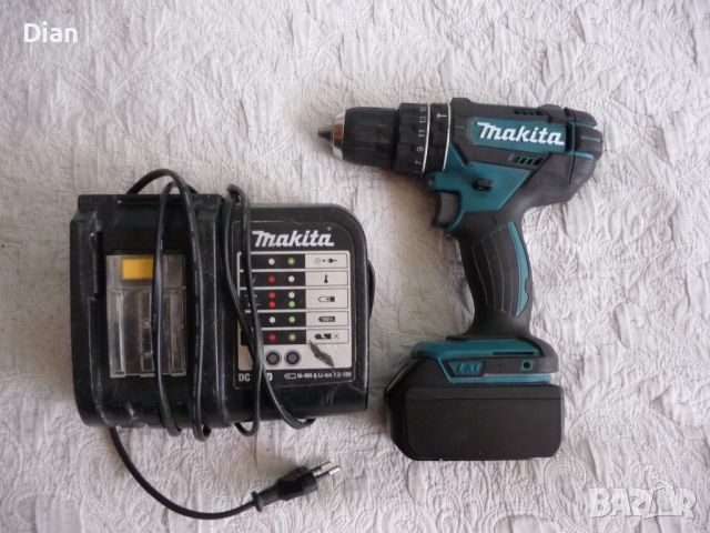 Акумулаторен винтоверт Makita DHP482, снимка 7 - Винтоверти - 46803967