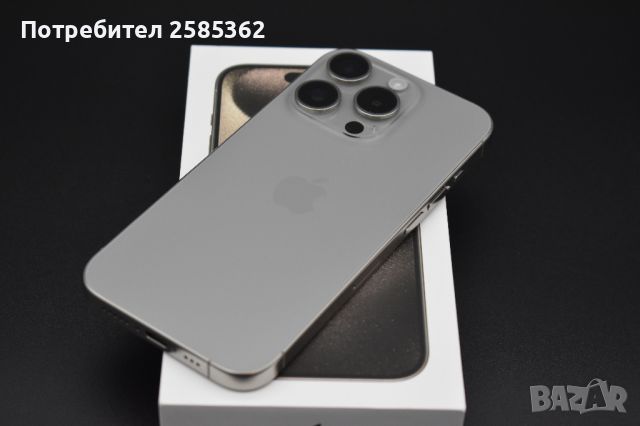 iPhone 15 Pro Natural Titanium 128 Gb 11 Месеца Гаранция, снимка 8 - Apple iPhone - 45224916