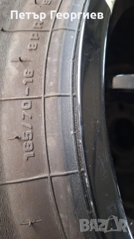 Надуваема /Сгаваема/ Патерица за Мерцедес CL203 R170- 5Х112Х66.6- 16 цола, снимка 6 - Гуми и джанти - 53202584