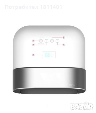 Иновативна UV LED лампа за маникюр S U N 3, с мощност 48w, снимка 3 - Продукти за маникюр - 46688740