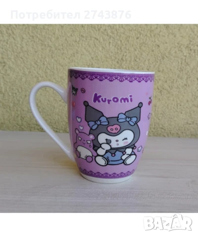 Керамична чаша с мотив  -  Kuromi  - 300мл., снимка 3 - Чаши - 50824443