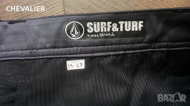 VOLCOM SURF & TURF 4 Way Stretch Shorts Размер M мъжки еластични къси панталони 19-67, снимка 13 - Къси панталони - 50647528