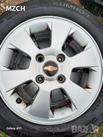 ляти джанти с гуми летни 4×114.3, 15цола , снимка 5 - Гуми и джанти - 54062225