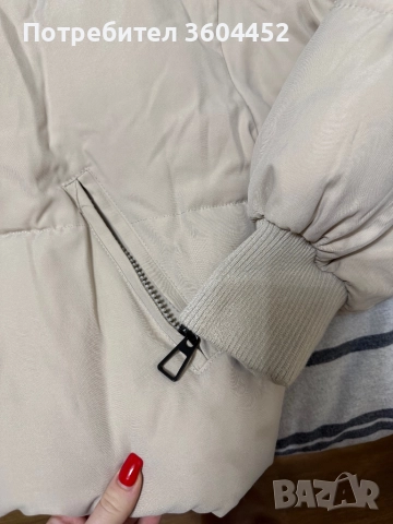 Ново бежово яке дебело, снимка 3 - Якета - 52697870