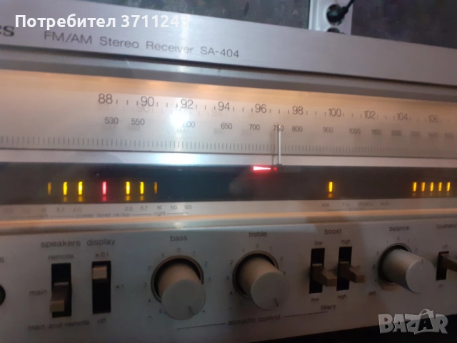 Technics SA 404, снимка 7 - Ресийвъри, усилватели, смесителни пултове - 51964383