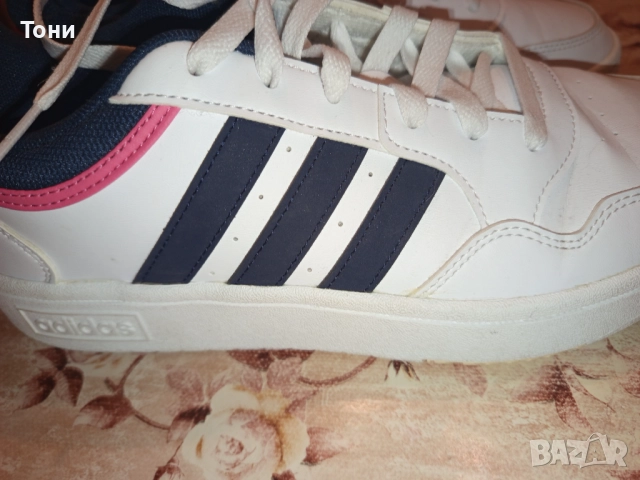 ADIDAS Оригинал Нови Дамски Кожени Маратонки 40, снимка 15 - Маратонки - 52860731