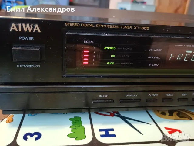 Aiwa xt 005, снимка 3 - Ресийвъри, усилватели, смесителни пултове - 47552910