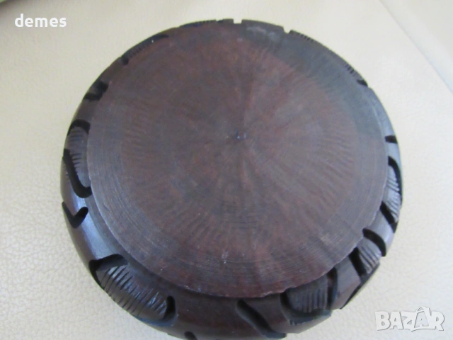 Пепелник от абанос, Кения, снимка 4 - Други - 47987336