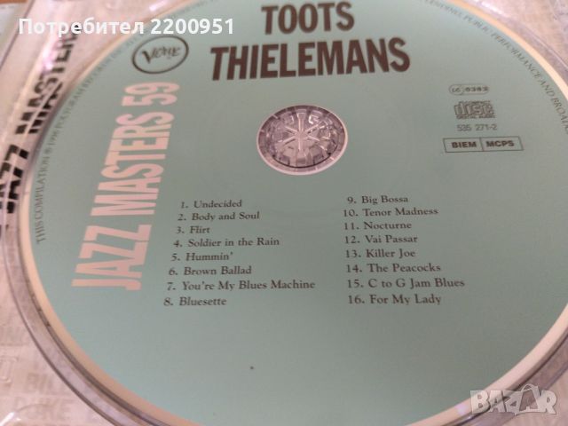 TOOTS THELEMANS, снимка 8 - CD дискове - 46124506