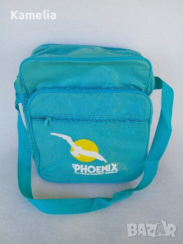 Зелена чанта, за носене през рамо 