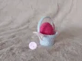 Декоративна плетена кошничка, снимка 1