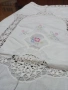 Памучна покривка с ръчна бродерия , снимка 4