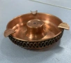 Ретро, меден пепелник. Ръчна изработка., снимка 2