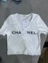 Бяла Шанел тениска блузка Chanel , снимка 2