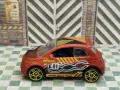 Метална количка Fiat 500 Оранжева Hot Wheels, снимка 6