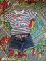 Сет от дънкови панталонки и блуза Ххс, снимка 1 - Къси панталони и бермуди - 45362112