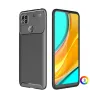 Xiaomi Redmi 9C Удароустойчив Carbon Fiber Калъф и Протектор, снимка 4