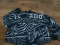 Adidas Allover Print Doubleknit Half Zip Sweatshirt - страхотно дамско горнище КАТО НОВО Л, снимка 11