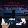 HXSJ Нова Кабелна Игрална Клавиатура с USB-C Разделяне На Кабела 68 Клавиша RGB Подсветка, снимка 10