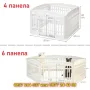 Удобна и сигурна кошара за кучета от 6 панела - КОД 4487, снимка 3