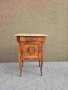 Шкафче с интарзия и обков от месинг, снимка 2