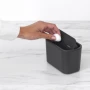 Кошче за отпадъци за баня Brabantia MindSet Dark Grey / White, снимка 5
