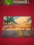 Красива ефектна 3D пощенска картичка от Канарските острови Лас Палмас 44686