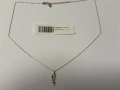 Златно дамско колие - 2.21гр. - 14К, снимка 1