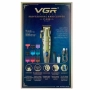 Професионална машинка за подстригване VGR V-036 с мощен мотор, титаниеви ножове и батерия 2600mAh, снимка 4