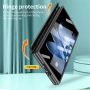 Калъф със Стойка и Защита за Шарнира за Xiaomi Mix Fold 4 5G - PC, Вграден Стъклен протектор - 3 Цвя, снимка 6