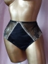 Ulla Popken 2XL Черна еластична бикина странично с дантела , снимка 3