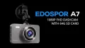 Високоскоростна камера Edospor Dash Cam за автомобили + 64G SD карта, снимка 4