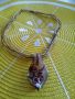 Ретро висулка от Муранско стъкло., снимка 1 - Колиета, медальони, синджири - 45806452