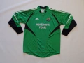футболна тениска newcastle goalkeeper 2004-2005 adidas vintage екип блуза фанела мъжка оригинал S, снимка 1
