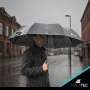 Автоматичен чадър 110 см - голям, сгъваем, ветроустойчив със защитен калъф, снимка 5