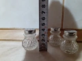 Комплект малки стъклени солнички 3 бр., снимка 6