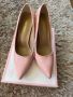Розови токчета, снимка 1 - Дамски елегантни обувки - 45266157