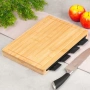 Комплект дъски за рязане от бамбук, 5 части 259726, снимка 3