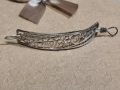Стара сребърна шнола на коса Филигран , снимка 3