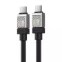 Baseus - Data Cable CoolPlay Series - Type-C to Type-C Super Fast Charging PD100W, 2m , снимка 4