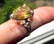925 сребърен пръстен с лимонов кварц 17x12мм, тегло 6.3гр., снимка 3