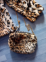 Тигрово, дамско палто и чанта, снимка 2