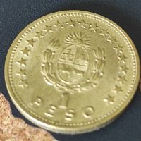 Монета Уругвай 1 песо, 1965, снимка 1 - Нумизматика и бонистика - 45177728