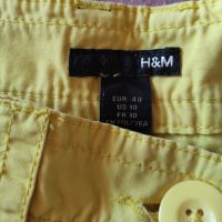 наситено жълти памучни панталонки на H&M, снимка 3 - Къси панталони и бермуди - 45253806