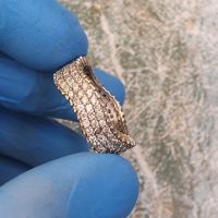 Сребърен пръстен Халка с циркони, снимка 4 - Пръстени - 45729455