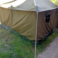 Военна офицерска палатка с гумиран под, снимка 5 - Екипировка - 45545295